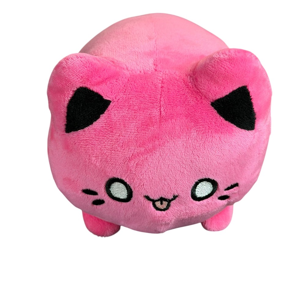 Aurora Tasty Peach Studios Pink Cat Meowchi Plush Toy 7 Inch Kawaii Bean Bag